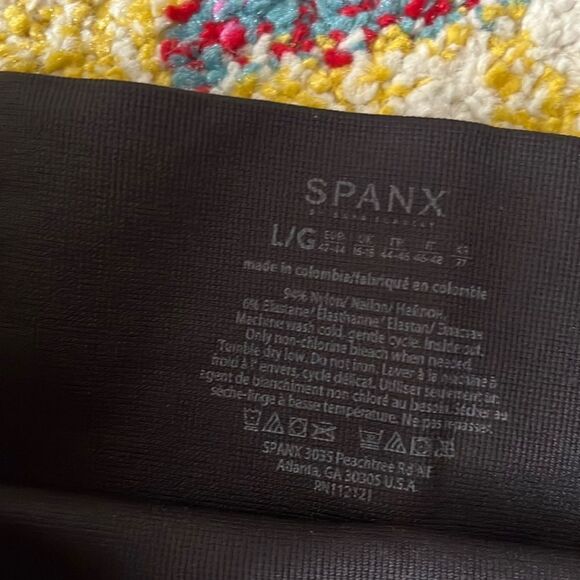 EUC LARGE SPANX LOOK AT ME NOW SIDE SEAM LEGGINGS - Picture 6 of 8